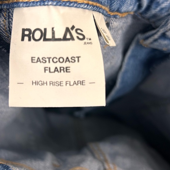 ROLLA'S East Coast Flare Jeans Women's 29 luxury light blue denim - Picture 4 of 11